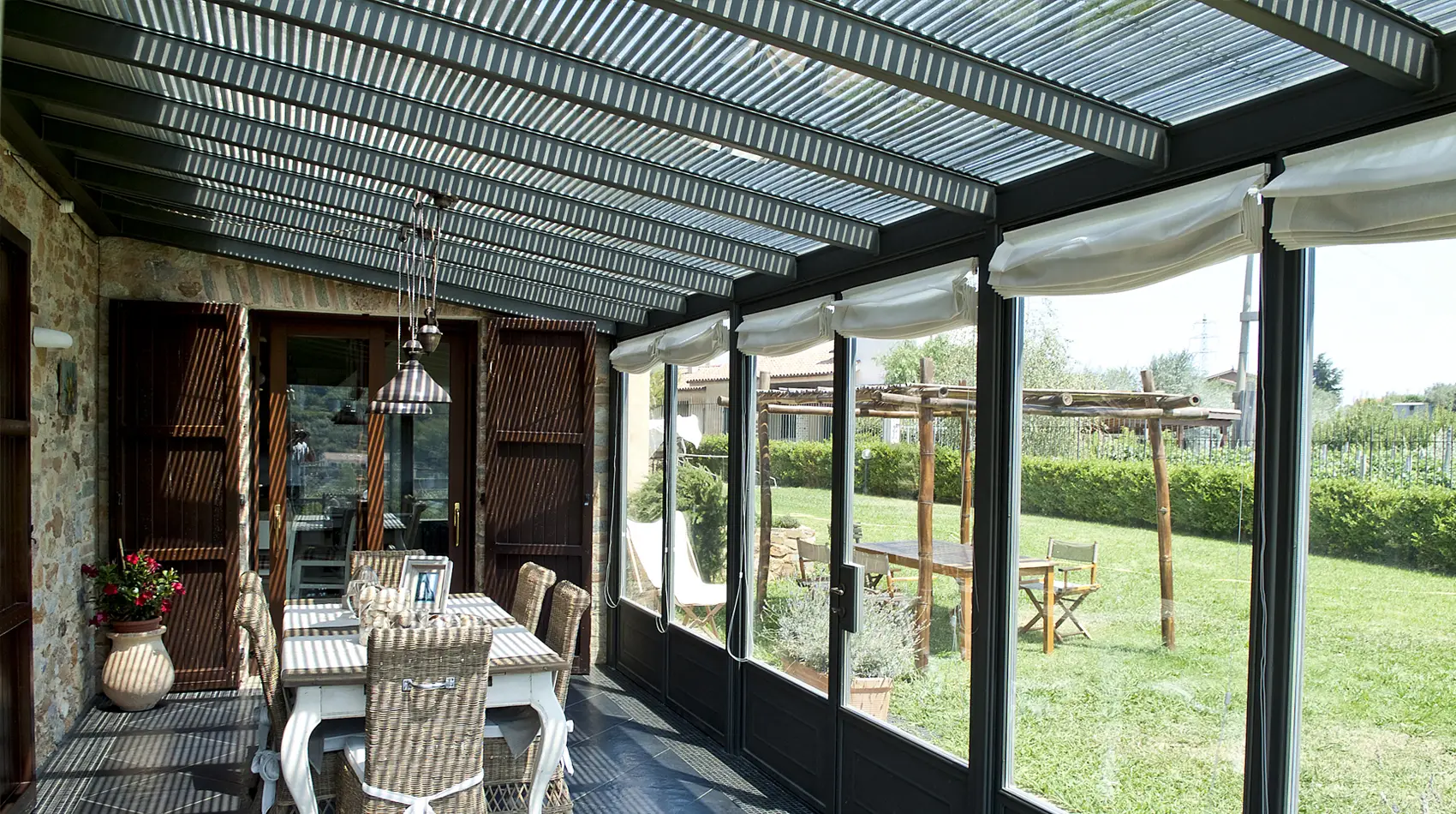 C – Shading table in wood in Pisa